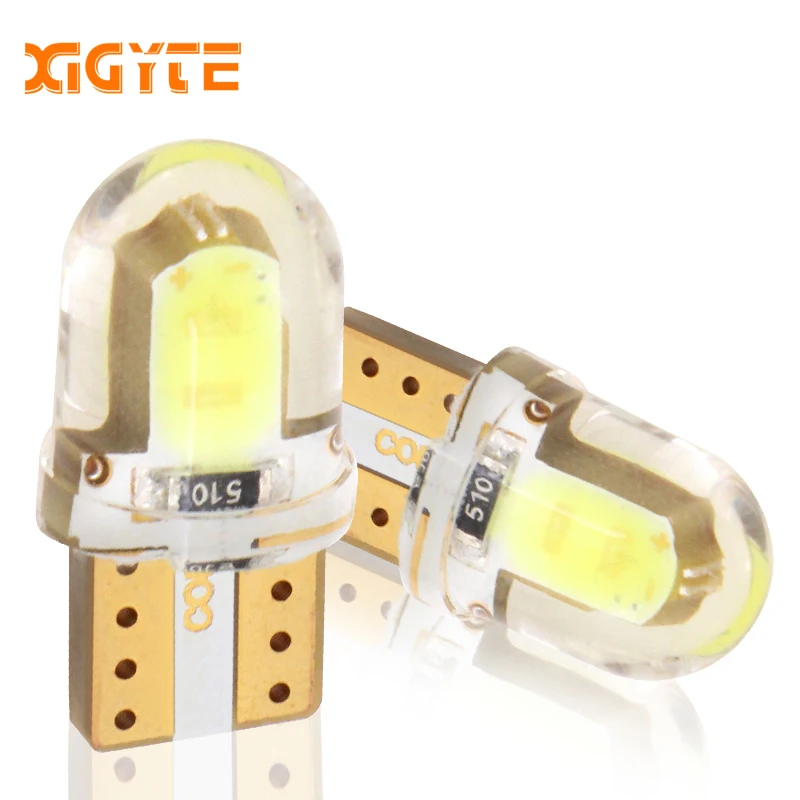 1/2 10 шт. Автомобильный светодиодный светильник T10 W5W 12V Led инструмент кластер