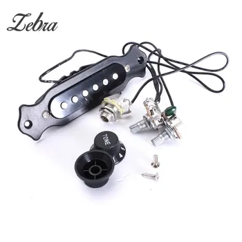 Zebra Newest Style Copper Single Magnetic Coil Acoustic Guitar Pickup With Volume Tone Control Guitar Parts Accessories Black
Zebra Newest Style Copper Single Magnetic Coil Acoustic Guitar Pickup With Volume Tone Control Guitar Parts Accessories Black