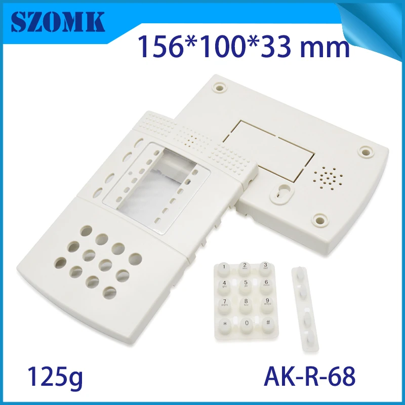 

1 piece, 156*100*33mm szomk RFID plastic electronics enclosure door access control enclosure plastic keypad shell instrument box