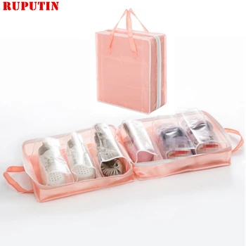 

RUPUTIN DropShip Travel Shoes Bag Large Capacity Shoe Organizer Dustproof Bag Waterproof Storage Shoes Case Travel Accessories