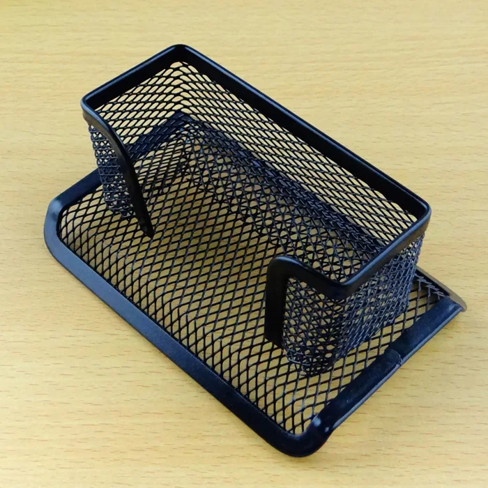 

Office supplies business metal black desktop business card box!