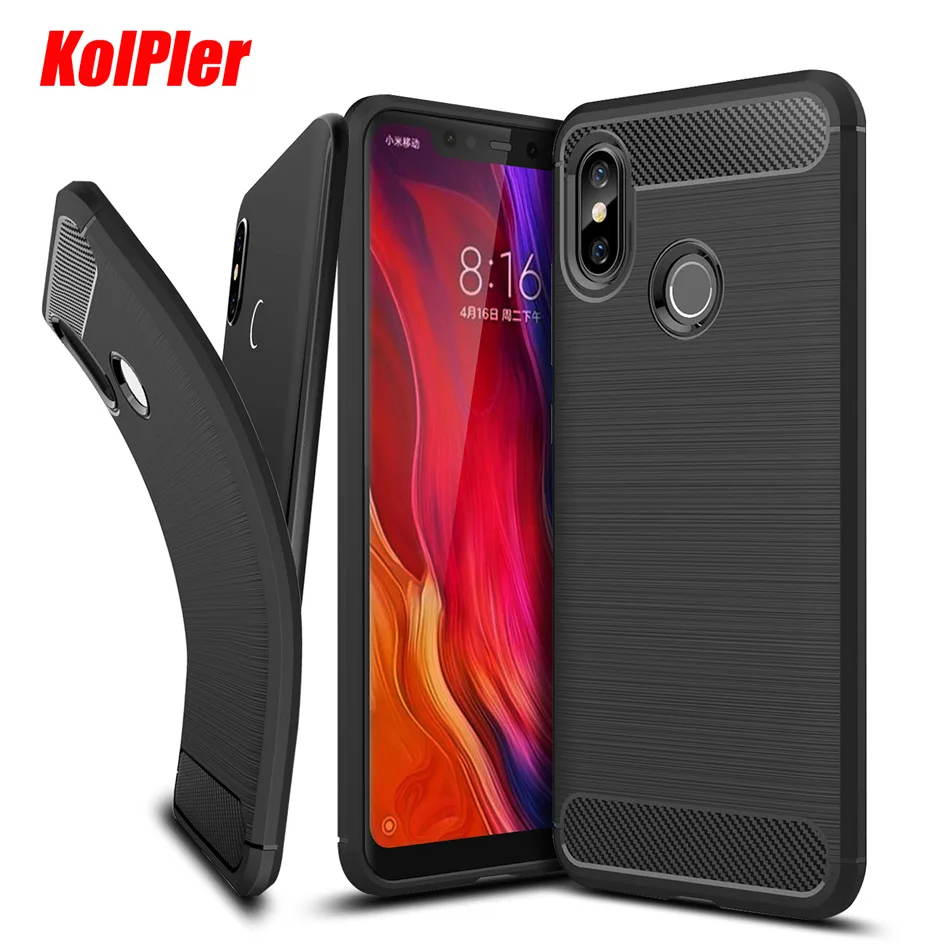Чехол KolPler для Xiaomi Mi8 чехол противоударный бампер защитный Mi 8 чехлы глобальной