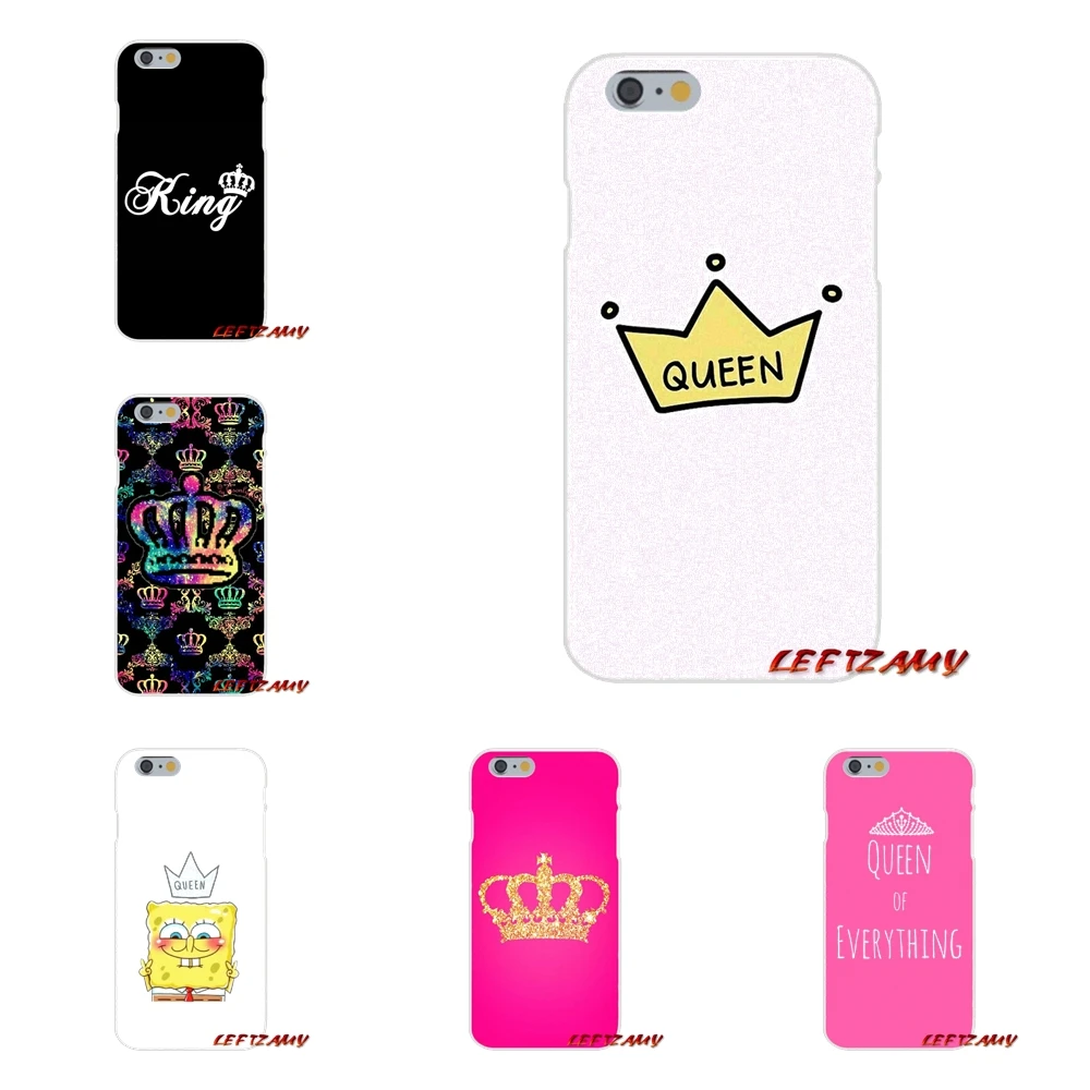 buy Soft Transparent Shell Cover For Motorola Moto G LG Spirit G2 G3 Mini G4 G5 K4 K7 K8 K10 V10 V20 V30 I #039;m the Queen princess King