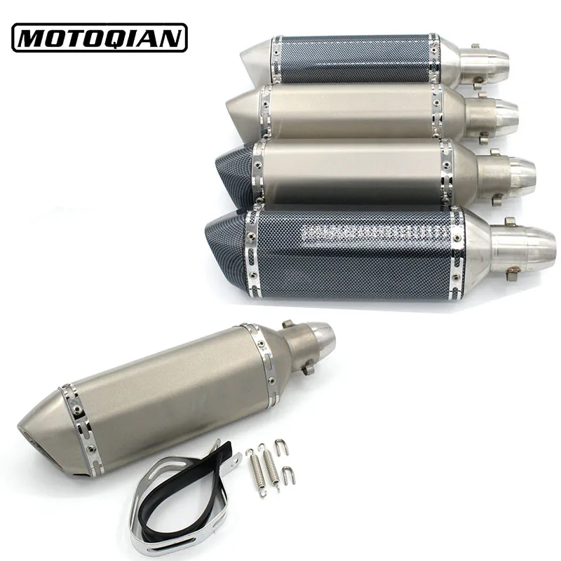 

51mm Universal Motorcycle Exhaust Pipe Muffler For Kawasaki Suzuki S650 SV650S 1999 - 2009 SV 650 650S Motorbike Accessories
