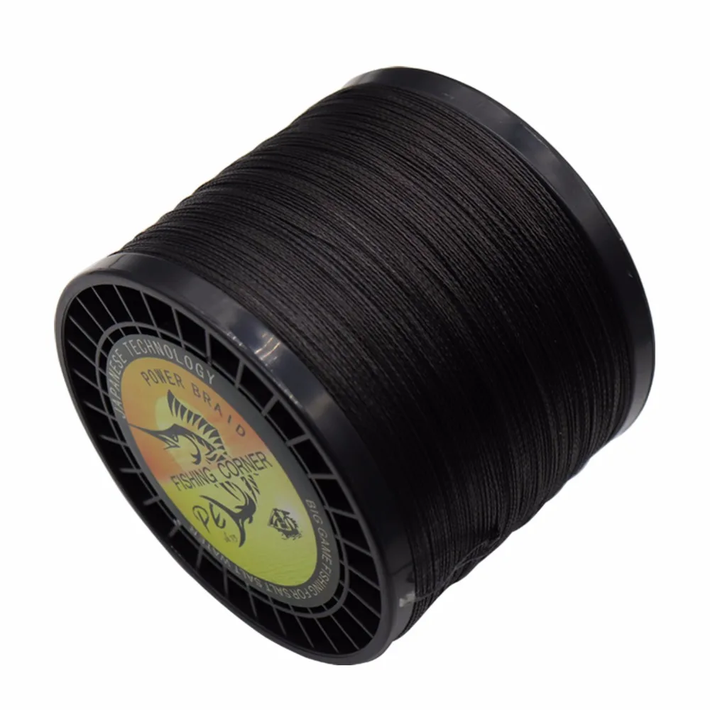 Linha de Pesca Linha de Pesca da Carpa Trançada Vertentes Fibra Super Power pe Multifilamento da Carpa 4 1000 m 4 Linhas de pesca