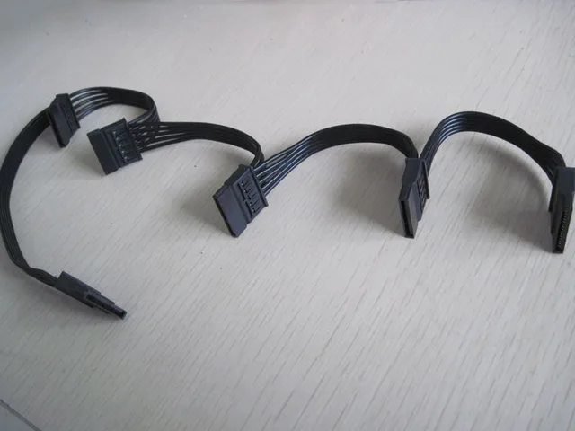 Best Price 50pcs/lot PC Server 15Pin SATA Female 1 to 5 Splitter F/F Hard Drive Power Cable Cord 18AWG Black Best Price 50pcs/lot PC Server 15Pin SATA Female 1 to 5 Splitter F/F Hard Drive Power Cable Cord 18AWG Black