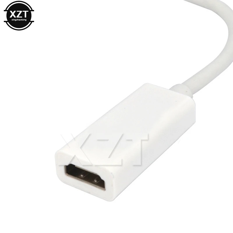 Мини DP к HDMI Кабель-адаптер мини дисплейный Порт Thunderbolt порт конвертер для Macbook Pro Air проектор для ТВ