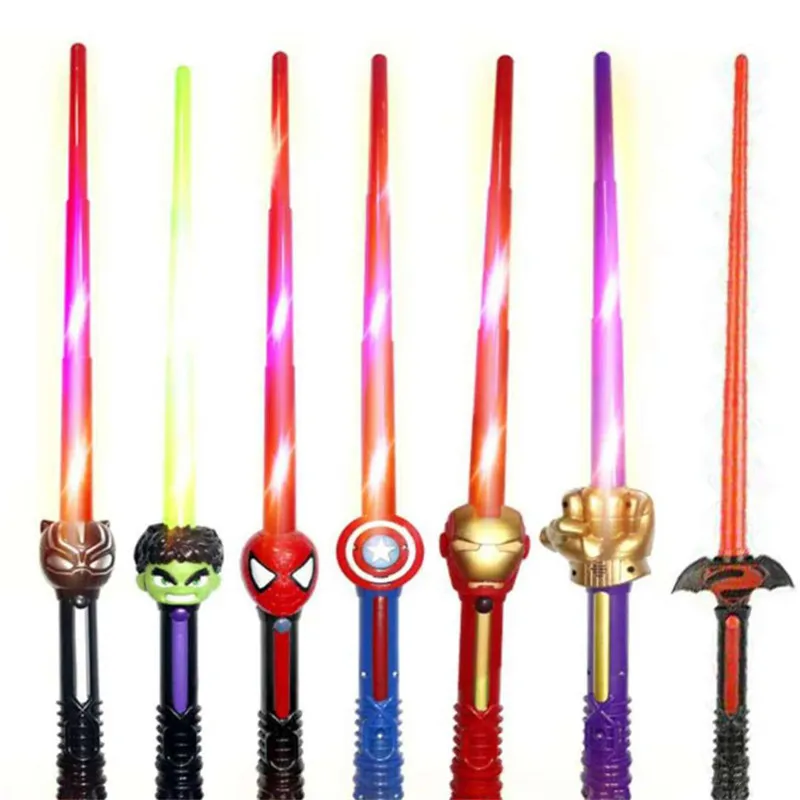 

Avengers Endgame Light up Swords light Sword captain America spiderman iron man lightsaber expansion sword