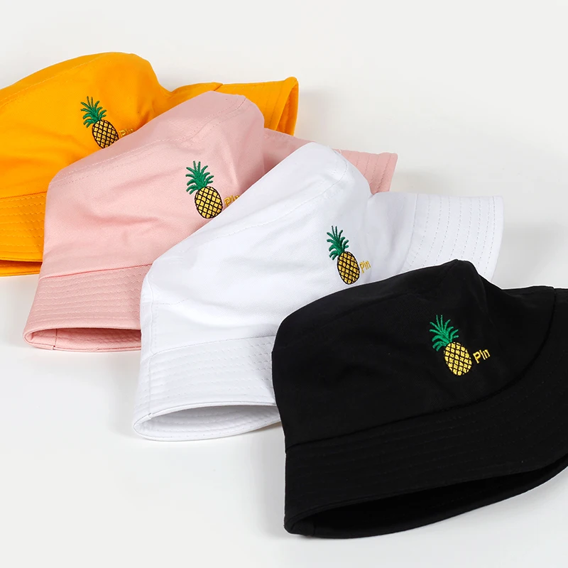 pineapple-pin-embroidery-bucket-hat-for-men-women-hip-hop-fisherman-hat-Adult-panama-bob-hat (1)