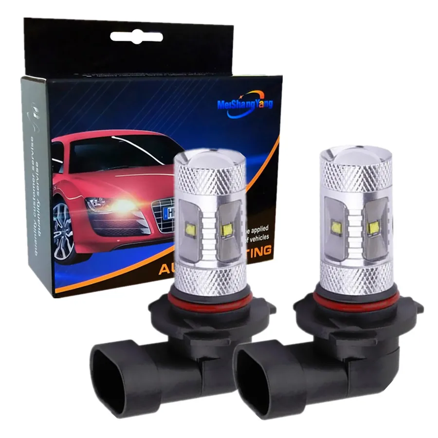 

2pcs 9006 hb4 led Bulbs 6 Cree Chip-R3 led white High Power LED Car fog running light bulbs 12V car light source