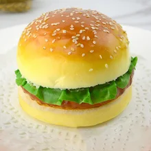 Мягкие моделирование тортов модель искусственные продукты поддельные для торта магазин дома Обеденный стол украшения PU мини хлеб кухня гамбургер