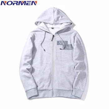 

NORMEN Men's Solid Hooded Plus Size Hoodies Rib Sleeve Casual Tops Sweatshirts Men For 2018 Spring New Arrival Hot Sale Streetwe