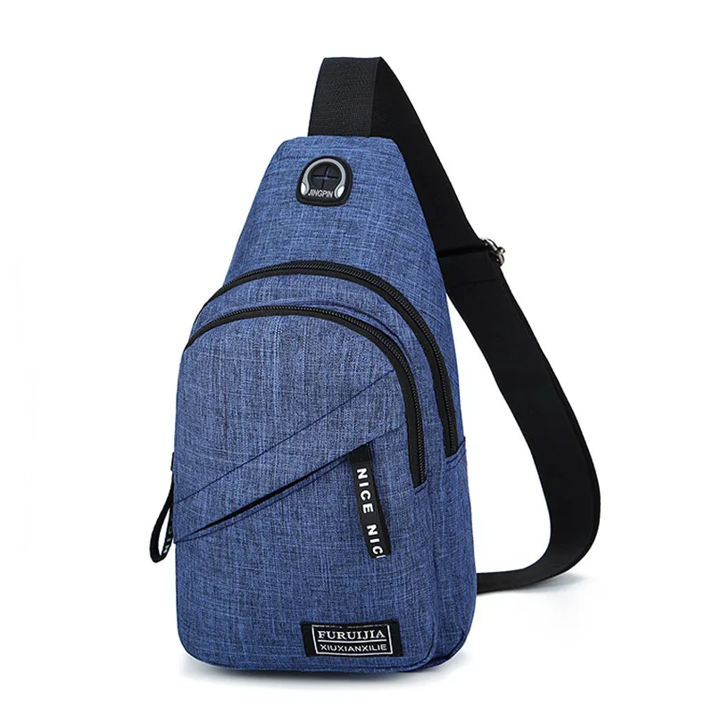 

Men Messenger Bag Small Bag Wild Fashion One Shoulder Plaid Chest Crossbody bag Clutch Female Bolsa Feminina Sac Canta