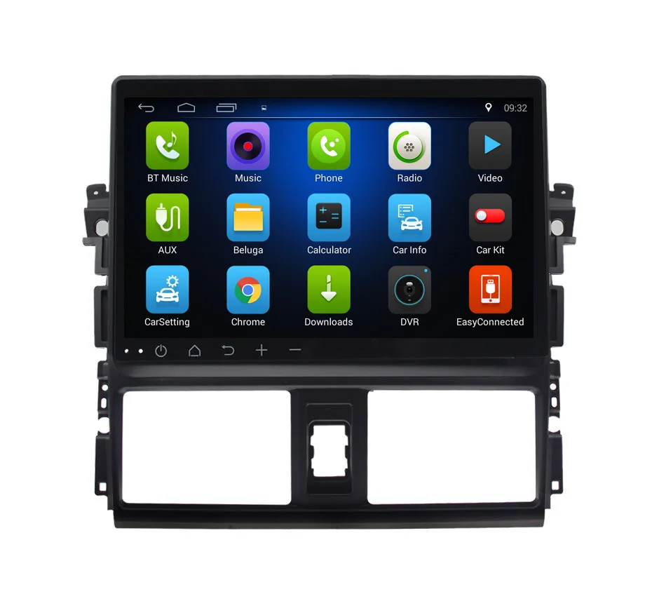 Top 10.1 inch Quad core Android 8.1 car dvd player for Toyota Vios car radio gps navigatio stereo head unit wifi mirror link 1