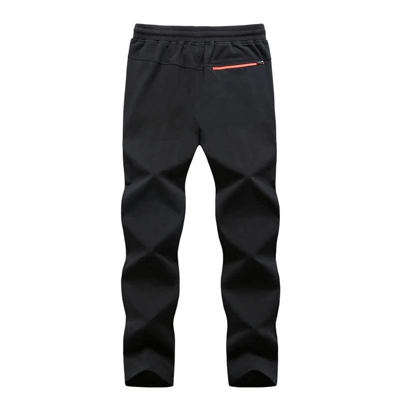 L-8XL мужские хлопковые спортивные штаны для отдыха на весну и осень, мужские повседневные эластичные штаны большого размера для фитнеса, свободные штаны для бега CF25