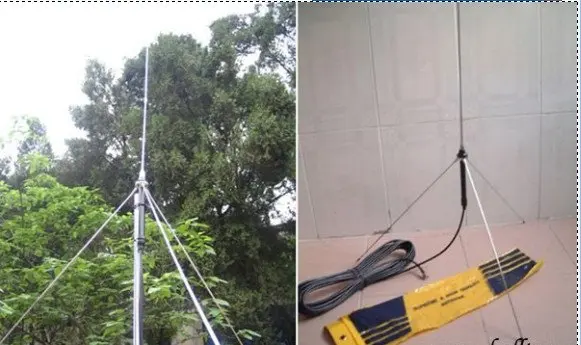 

1/4 wave GP Antenna for 5w,7w,15w,30w,50w,100w FM Transmitter BNC with 8meters 26ft. cable only 49usd with shipping Promotion