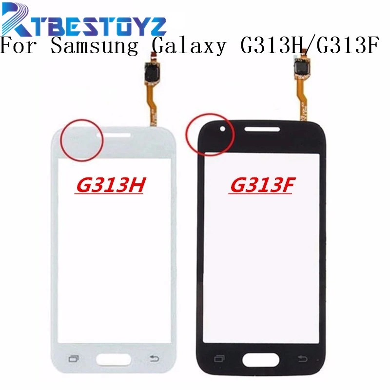 

RTBESTOYZ Touchscreen For Samsung Galaxy Ace 4 SM-G313H G313 G313F Sensor Touch Screen Digitizer Panel Glass
