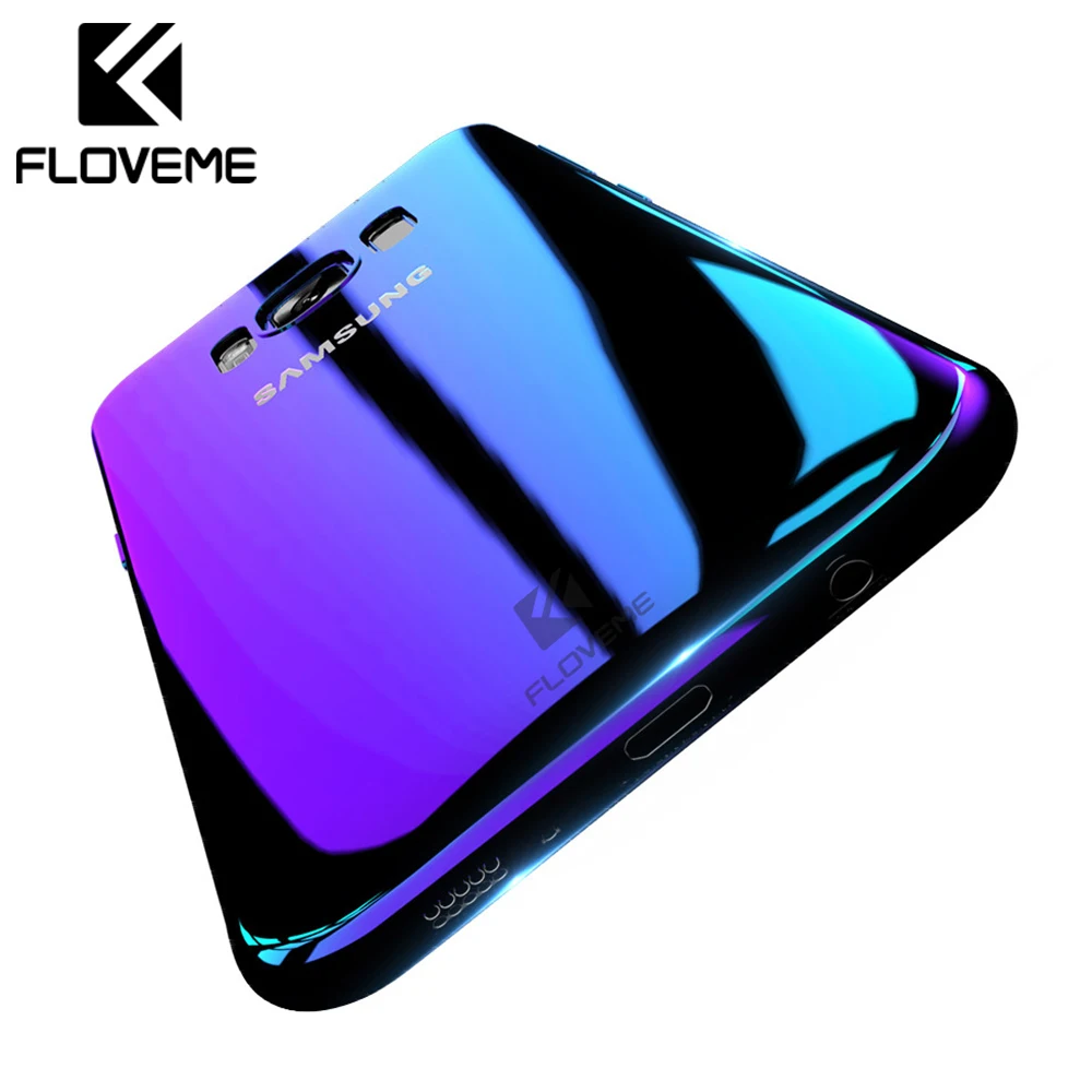 

FLOVEME Blue Ray Phone Case For Samsung S8 S9 Plus Hard Case Cover For Samsung Note 9 Galaxy S6 S7 Edge Cover Capa Accessories