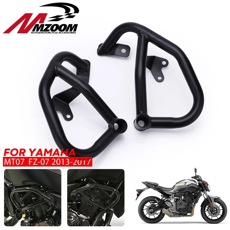 

Motorcycle Engine Bumper Guard Crash Bars Protector Steel For YAMAHA MT07 MT-07 2013-2016 FZ07 FZ-07 2015-2016 2015 2016