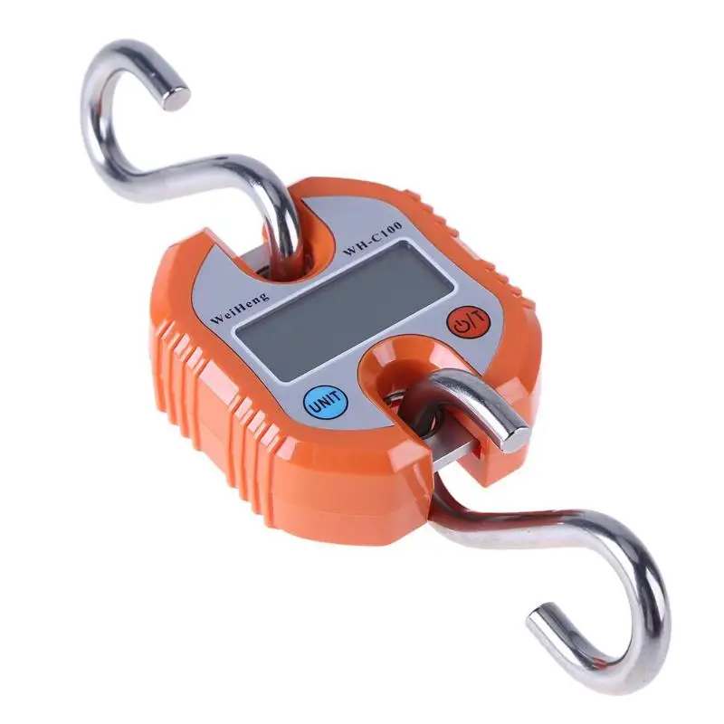 

150kg Mini Industrial Heavy Duty LCD Display Electronic Digital Weight Scales with Hanging Hook Weighing Measurement