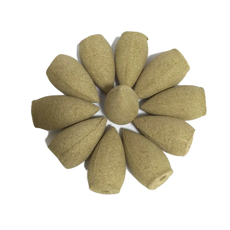 10Pcs Natural Floral Fragrance Backflow Incense Cones Jasmine Lily Rose Carnation Mint Lavender Mixed Incense Cones (4)