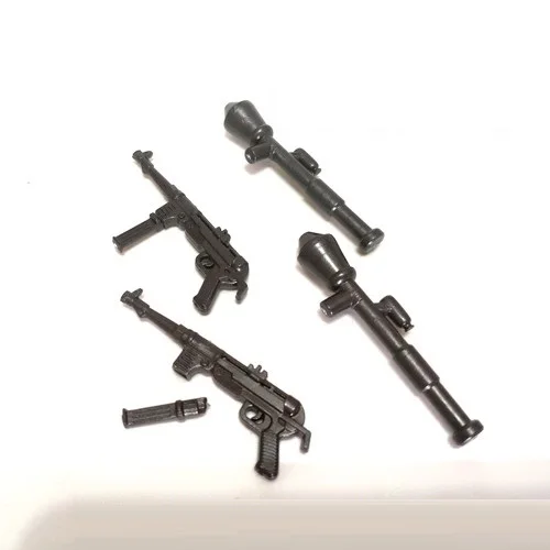 

WW2 MP38 submachine gun+RPG Swat police military weapon accessories playmobil city Mini figures parts original Blocks toy