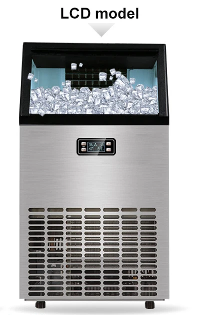 Jamielin 55 кг/68 кг/80 кг/24 часа машина для производства льда коммерческий кубик льда деловая техника для молока чайный бар кофейня - Цвет: 68kg LCD tap