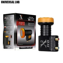 VIDBOX HD Digital Universal LNB For Satellie TV Receiver Twin LNB High Power Quality Ku Band LNBF Noise Figure 0.1dB Twin LNB