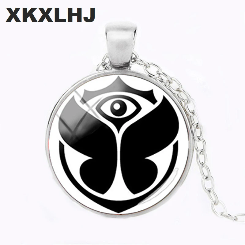 

XKXLHJ 2018 Electronic Music Festival Tomorrow Land Logo Spread Your Love To The World Peace Glass Cabochon Pendants & Necklaces