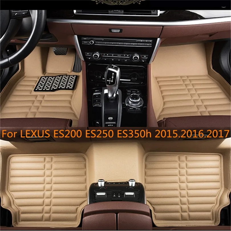 

For LEXUS ES200 ES250 ES350h 2015-2017 Car Floor Mats Foot Mat Step Mats High Quality Brand New Waterproof,convenient,Clean Mats