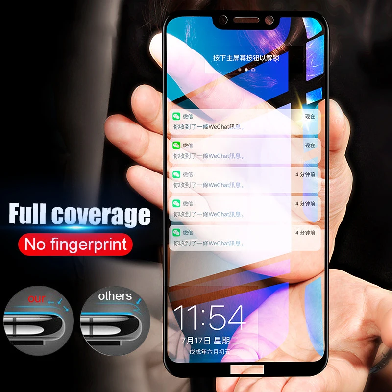

Full Cover Tempered Glass For Huawei P10 P20 Lite Pro Glass Screen Protector Protection Film For Honor 9 10 Mate 20 Lite Glass