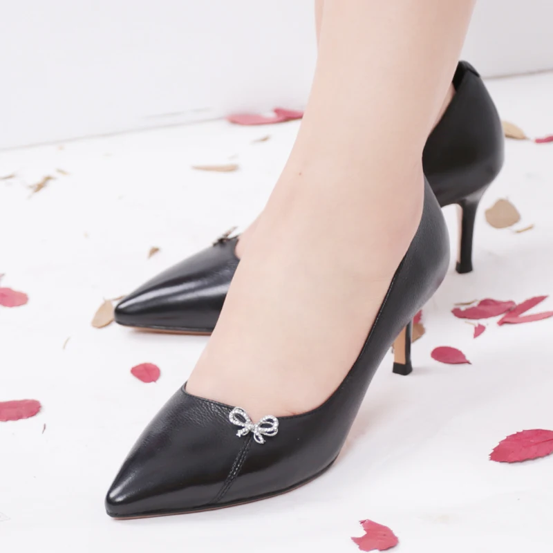 

SHUANGFENG High Heels Shoes Women 2018 Autumn New Sexy Thin Heels Ladies Shoes Genuine Leather Female Shoes Woman Party Shoes