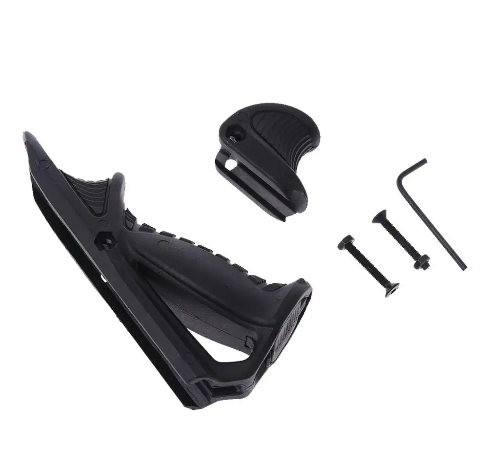 

Tactical PTK Foregrip Ergonomic Rifle Handle Fore Grip Forward Point Angled W/Thumb Lock Hand Stop