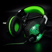 3.5mm Gaming Headphone Gaming Headset Casque Gamer Stereo Headphone With Microphone Mic Led light Game Headsets For PC Computer