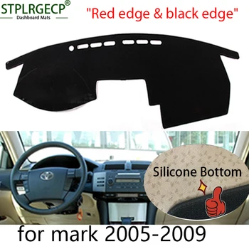 

Stplrgecp Top Quality Double layer Dash Mat Dashmat Dashboard Cover Sun Shade Dash Board Cover Carpet for toyota mark X markX