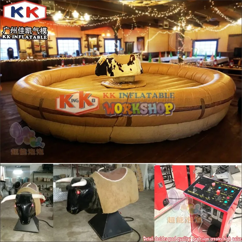 

France Outdoor Sport Games Adults inflatable Mechanical Rodeo Bull For Sale