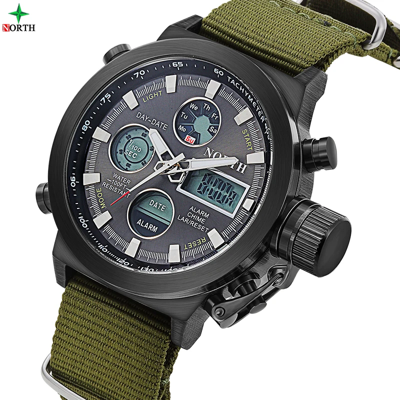 men's waterproof analog watch