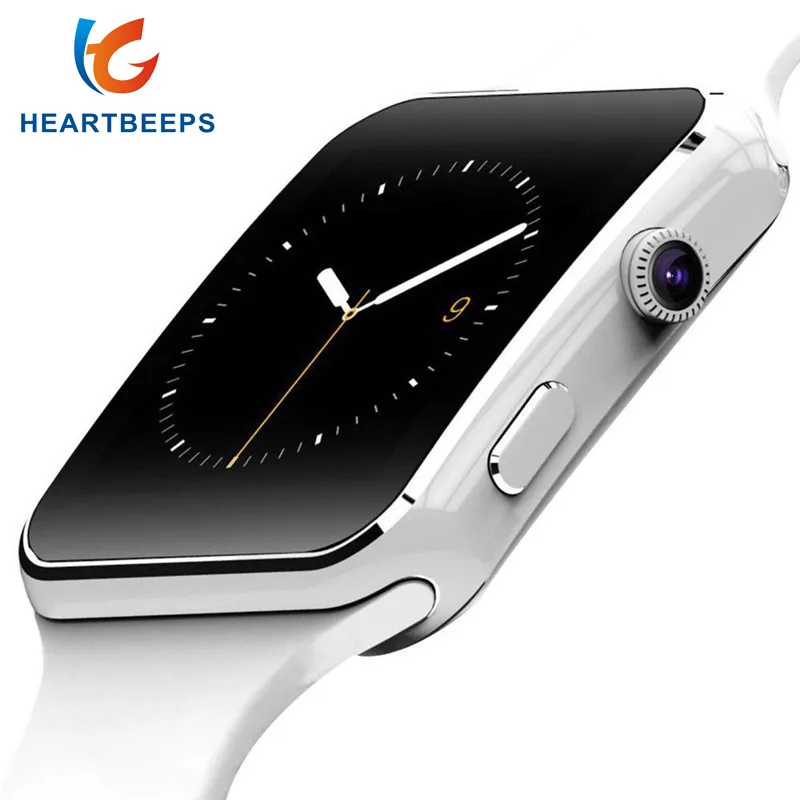 

X6 Smart Watch with Camera Music Playing Support SIM TF Card for IOS Android Phone WristWatch Black White