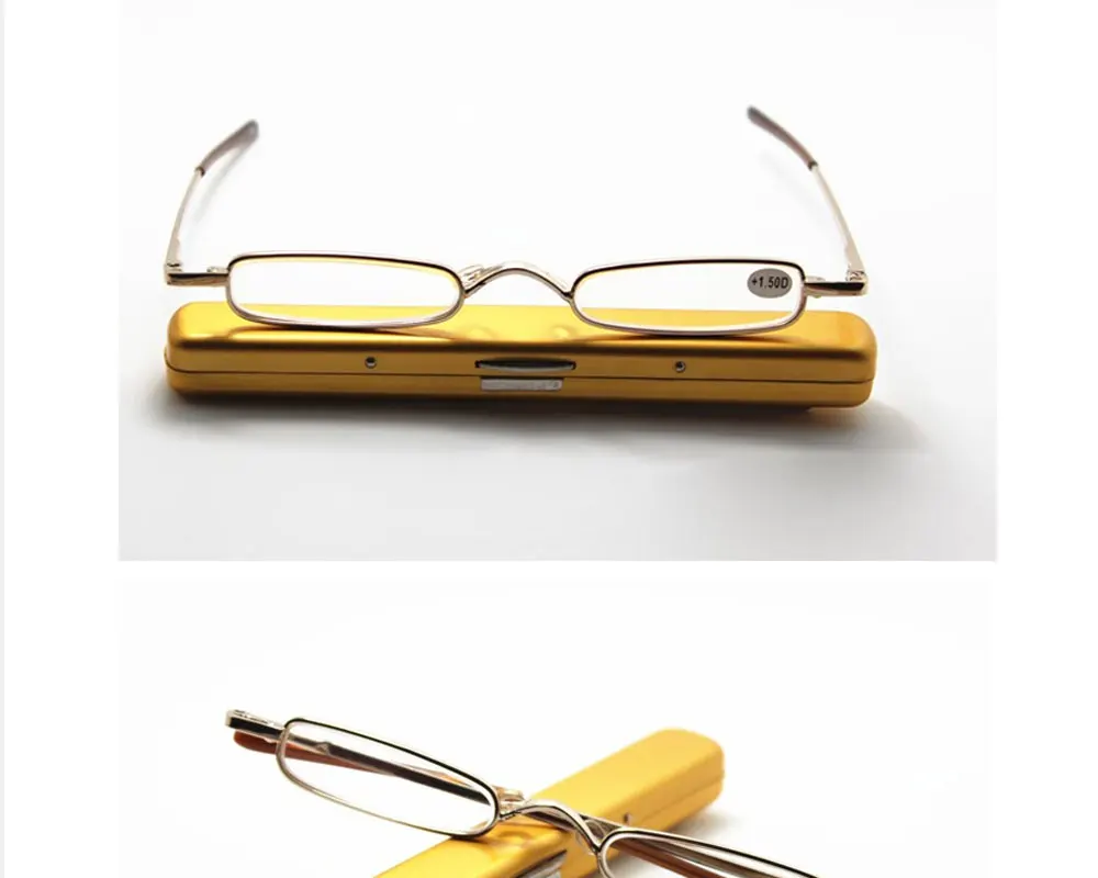 Металлическая оправа, прозрачные линзы, тонкие очки для чтения, для женщин и мужчин, дальнозоркие очки, мини, сверхлегкие