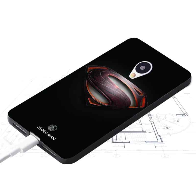 Meizu Mx6 Case Original Cover for Meizu Mx6 Case bag Cover Skin Wolf Fish Skull mx6 Fundas 100% BiNFUL 6