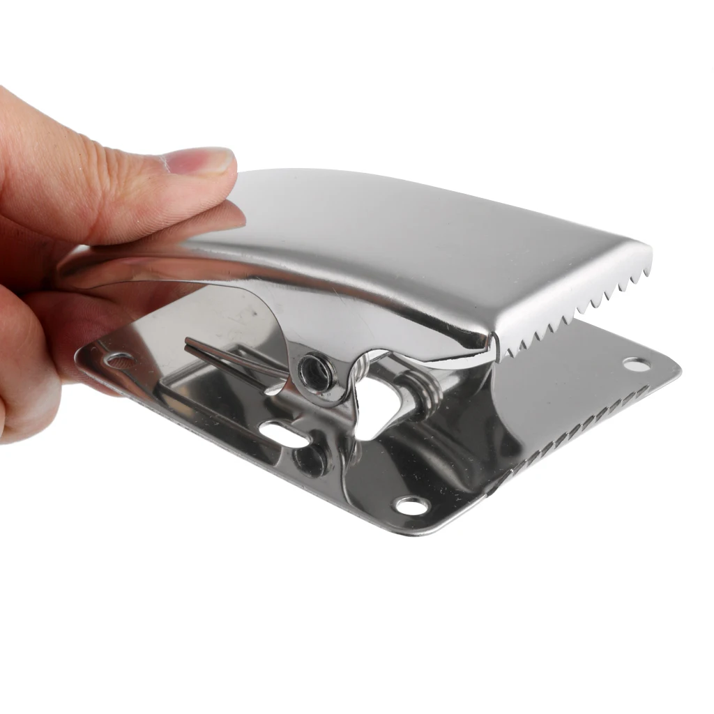 

Stainless Steel Fish Clamp Cleaning Tail Clip Fillet Clamp -Can Be Mounted Anywhere To Fillet Fish