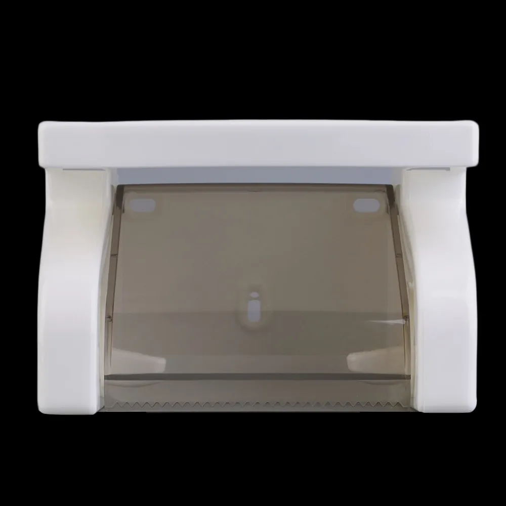 Настенный пластиковый водонепроницаемый туалетный рулон бумажная коробка держатель Ванная комната инструмент Горячая Распродажа