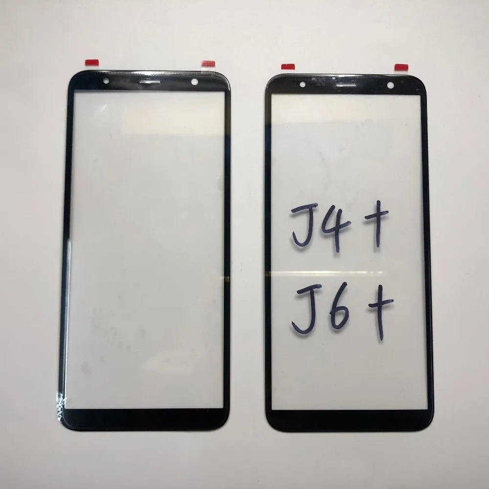 10 шт./лот для samsung Galaxy J4 + J6 плюс 2018 J415 J415F спереди Стекло 6 0 &quotСенсорный экран ЖК