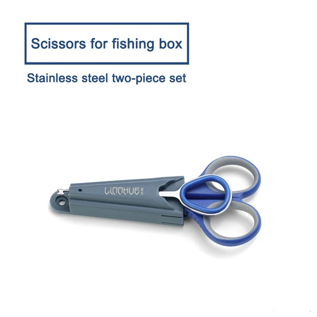 Специальные ножницы Howyudin для рыболовной коробки, рыболовные принадлежности из нержавеющей стали с Крючковым устройством и фиксированным рукавом