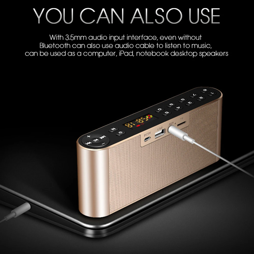 HIFI Bluetooth колонка Портативная Беспроводная с двумя басами s звуковая панель