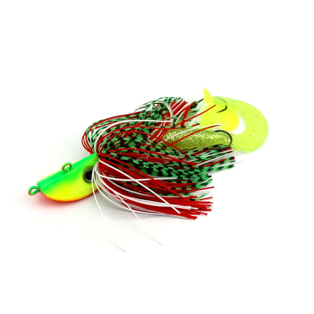 Buy 4pcs 40g Big Metal Lead Head Jigs Soft Fishing Baits Fishing Lures