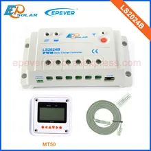 EPEVER New PWM controller 12V 24V Auto Switch LS2024B 20A 20amp with MT50 remote meter for user setting solar controller