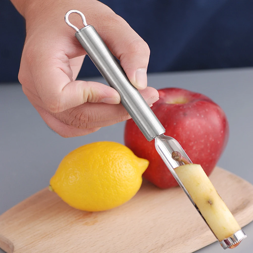 

Apple Core Slicer Stainless Steel Fruit Seed Core Remover Pear Core Slicer Kitchen Gadgets Fruit Vegetable Tools Accessories