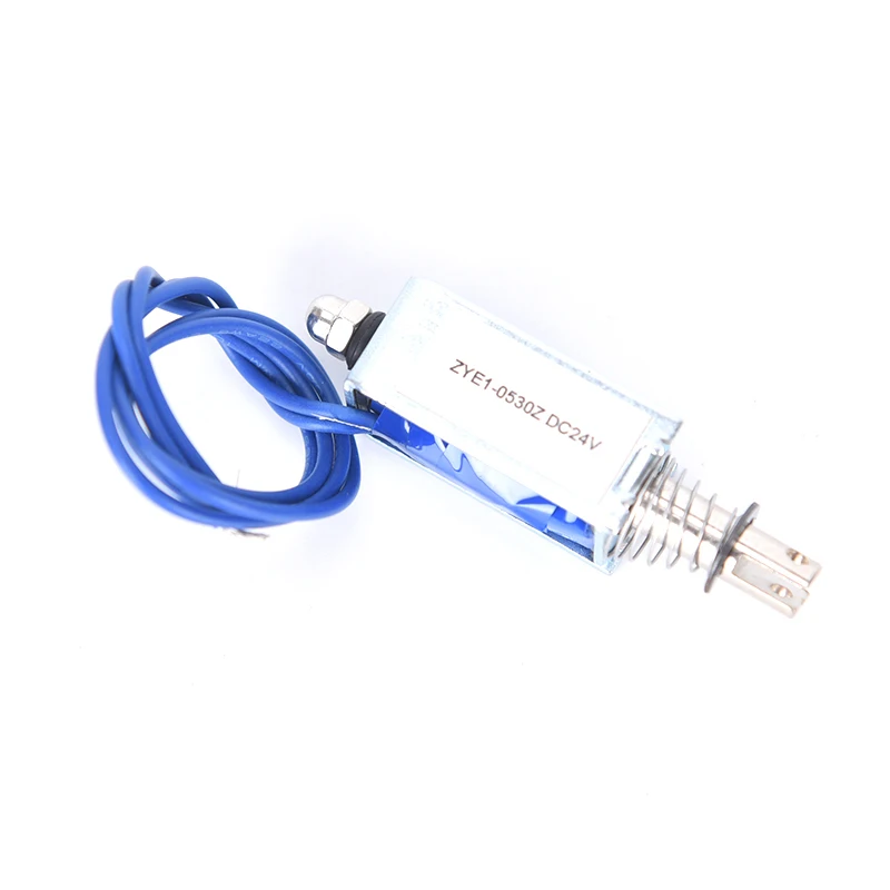 1 шт. DC 12 В 24 В Тяговый Тип нормально-открытый электромагнитный клапан открытый рамочный Электромагнит Keepping Force ZYE1-0530