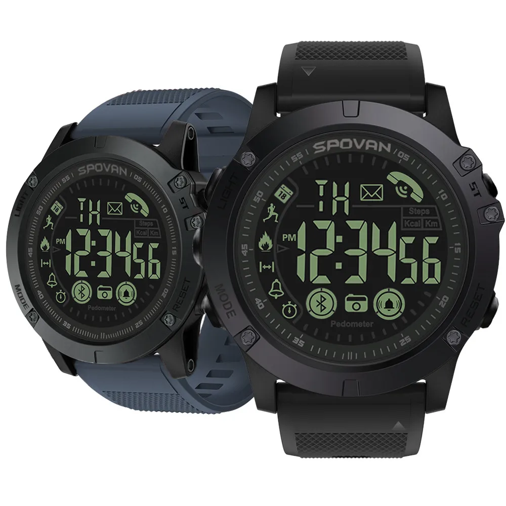 

2019 TOP Selling Flagship Rugged Smartwatch 33-month Standby Time 24h All-Weather Monitoring Phone call Message Twitter Facebook